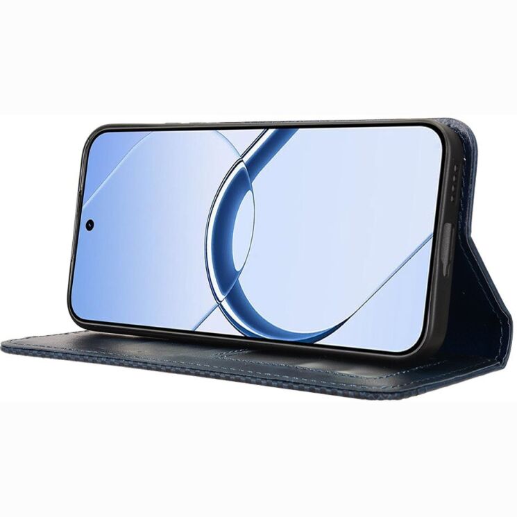 Чохол-книжка Deexe Retro Style для Realme 16 - Blue: фото 7 з 19