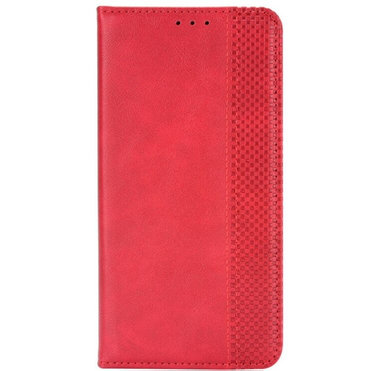 Чехол-книжка Deexe Retro Style для TECNO Camon Slim - Red: фото 2 из 17