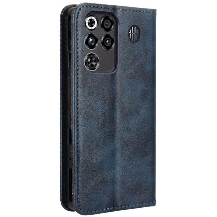 Чохол-книжка Deexe Retro Style для ZTE Nubia Red Magic 11 Pro - Blue (412206L) Чохол-книжка Deexe Retro Style для ZTE Nubia Red Magic 11 Pro - Blue: фото 7 з 17