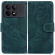 Чехол-книжка Deexe Tiger для Xiaomi Poco X6 Pro - Green (345845G)