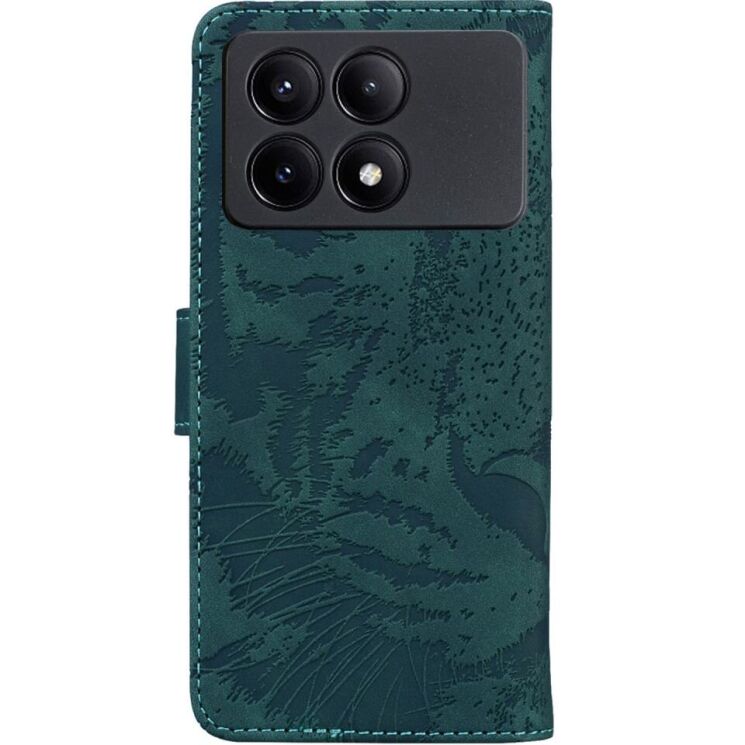 Чехол-книжка Deexe Tiger для Xiaomi Poco X6 Pro - Green: фото 6 из 7