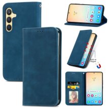 Чехол-книжка Deexe Wallet Case для Samsung Galaxy S25 (S931) - Dark Blue: фото 1 из 8