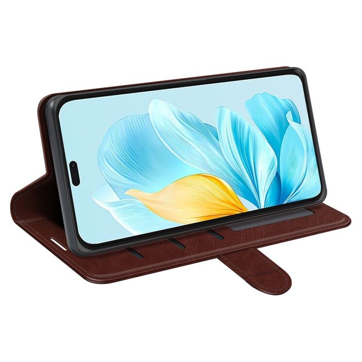 Чехол-книжка Deexe Wallet Style для Honor 200 Lite - Brown: фото 3 из 6