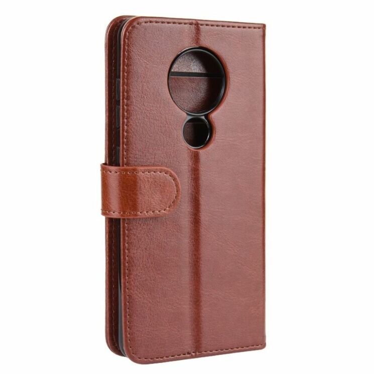 Класичний чохол-книжка Deexe Wallet Style для Nokia 6.2 - Brown: фото 4 з 8
