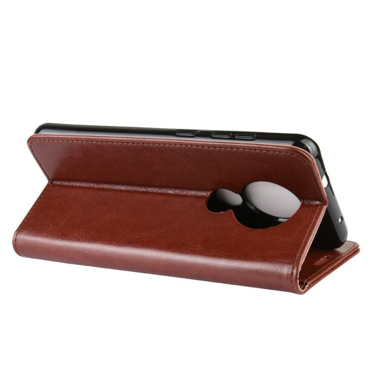 Класичний чохол-книжка Deexe Wallet Style для Nokia 6.2 - Brown: фото 8 з 8