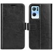 Чехол-книжка Deexe Wallet Style для OPPO Reno 7 Pro - Black (295613B)