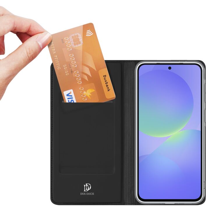 Чехол-книжка DUX DUCIS Skin Pro для Samsung Galaxy A37 (A376) - Black (406006B) Чехол-книжка DUX DUCIS Skin Pro для Samsung Galaxy A37 (A376) - Black: фото 5 из 10