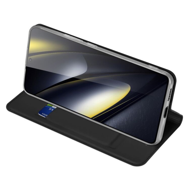 Чехол-книжка DUX DUCIS Skin Pro для Xiaomi Poco F6 - Black: фото 2 из 10