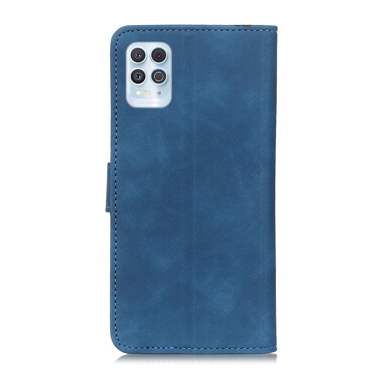Чехол-книжка KHAZNEH Retro Wallet для Motorola Moto G100 - Blue: фото 2 из 8