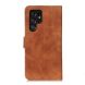 Чехол-книжка KHAZNEH Retro Wallet для Samsung Galaxy S22 Ultra - Brown (289904Z). Фото 4 из 10