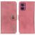 Чохол-книжка KHAZNEH Wallet Cover для Motorola Moto G55 - Pink: фото 1 з 8