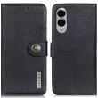 Чохол-книжка із застібкою KHAZNEH Wallet Cover для Samsung Galaxy S25 Edge (S937) - Black (389004B)