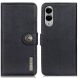 Чохол-книжка із застібкою KHAZNEH Wallet Cover для Samsung Galaxy S25 Edge (S937) - Black (389004B). Фото 1 з 9