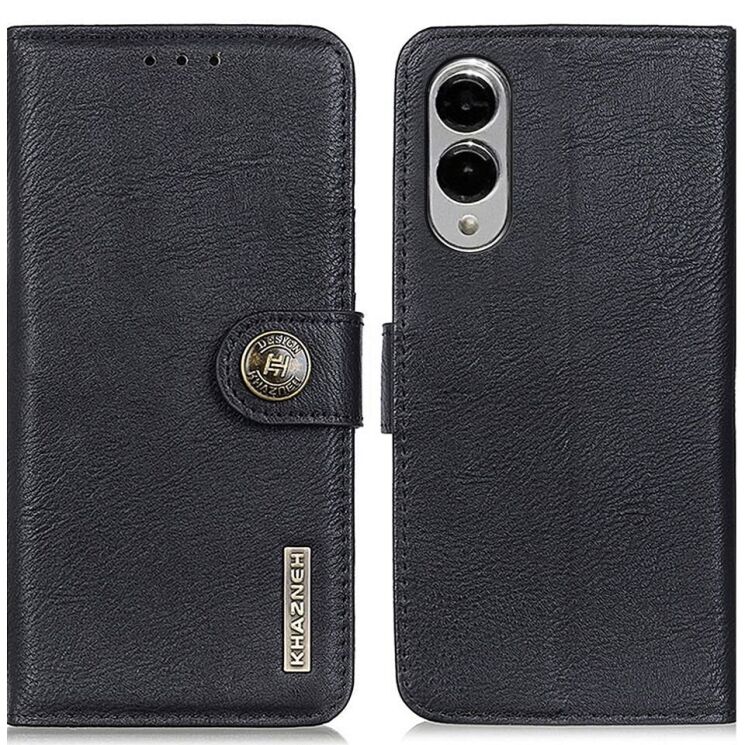 Чохол-книжка із застібкою KHAZNEH Wallet Cover для Samsung Galaxy S25 Edge (S937) - Black: фото 1 з 9