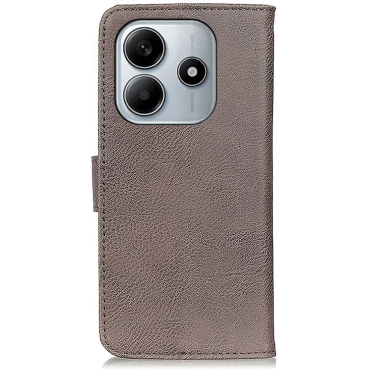 Чехол-книжка KHAZNEH Wallet Cover для Xiaomi Redmi Note 14 4G - Khaki: фото 7 из 7