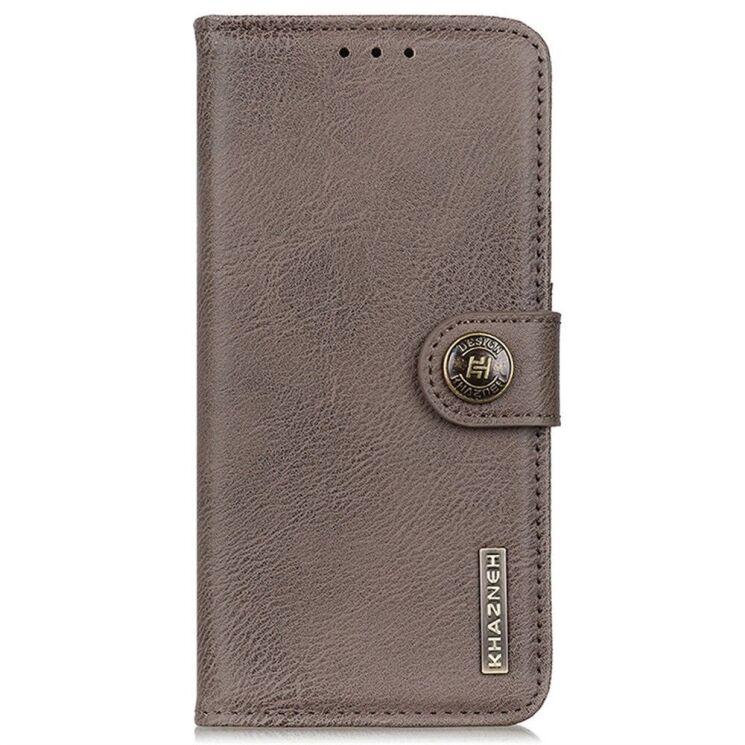 Чехол-книжка KHAZNEH Wallet Cover для Xiaomi Redmi Note 14 4G - Khaki: фото 6 из 7