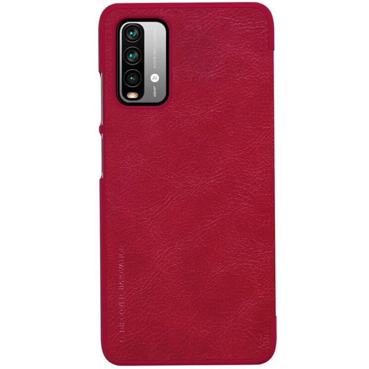 Чехол-книжка NILLKIN Qin Series для Xiaomi Redmi 9T - Red: фото 2 из 18