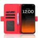 Чехол-книжка с карманами Deexe Wallet Stand для TECNO Pova 8 - Red (432304R). Фото 5 из 17