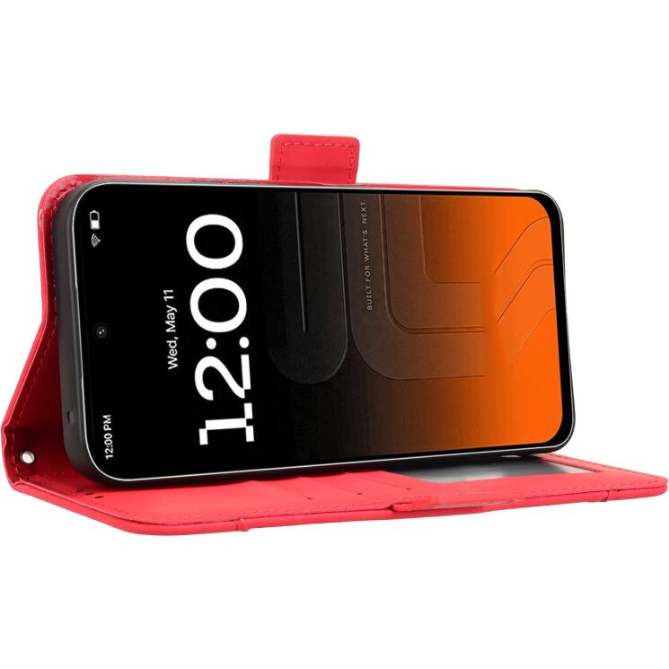 Чехол-книжка с карманами Deexe Wallet Stand для TECNO Pova 8 - Red (432304R) Чехол-книжка с карманами Deexe Wallet Stand для TECNO Pova 8 - Red: фото 6 из 17