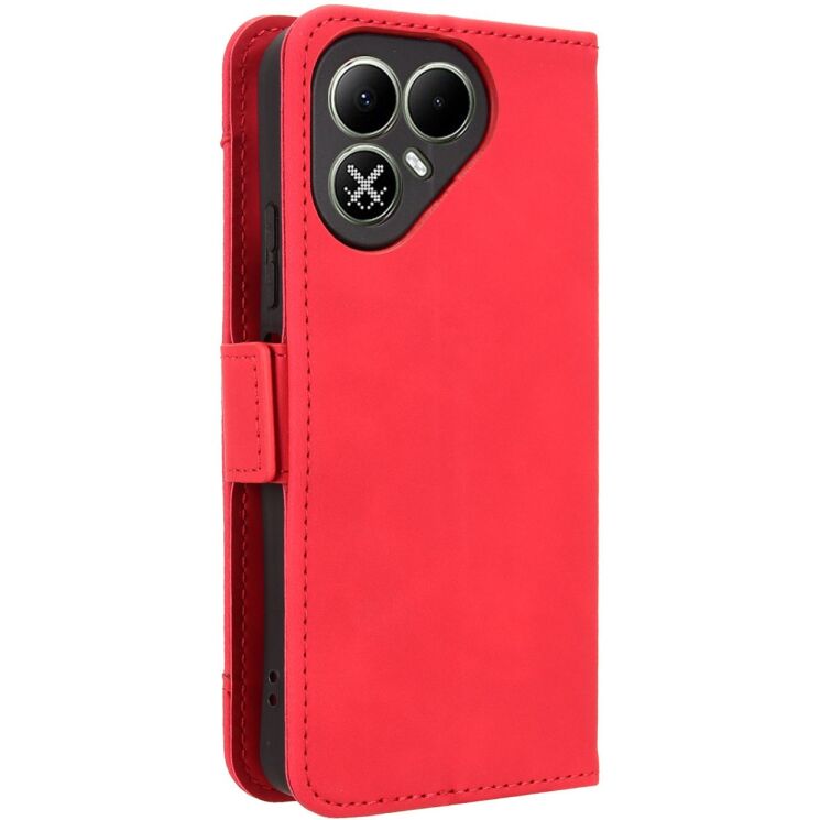 Чехол-книжка с карманами Deexe Wallet Stand для TECNO Pova 8 - Red (432304R) Чехол-книжка с карманами Deexe Wallet Stand для TECNO Pova 8 - Red: фото 7 из 17