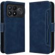 Чохол-книжка з кишеньками Deexe Wallet Stand для Xiaomi Poco F9 Ultra - Blue (430110L)