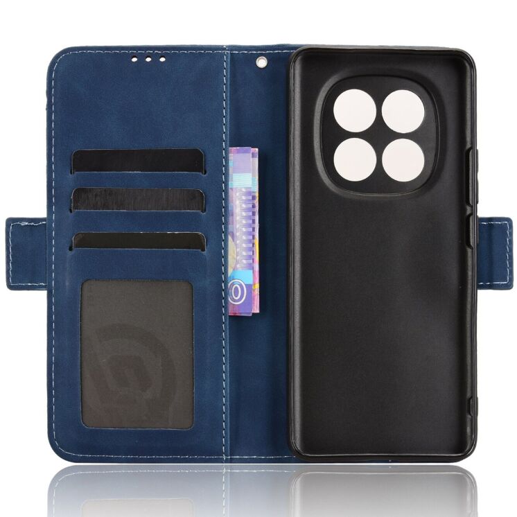 Чохол-книжка з кишеньками Deexe Wallet Stand для Xiaomi Redmi Note 15 (4G/5G) / Poco M8 5G - Blue: фото 4 з 17