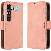 Чехол-книжка с карманами Deexe Wallet Stand для ZTE Nubia Neo 5 GT - Pink: фото 1 из 16