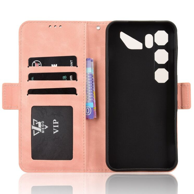 Чехол-книжка с карманами Deexe Wallet Stand для ZTE Nubia Neo 5 GT - Pink (432002P) Чехол-книжка с карманами Deexe Wallet Stand для ZTE Nubia Neo 5 GT - Pink: фото 4 из 16