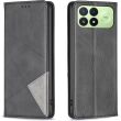 Чехол-книжка с карманами UniCase Geometric Pattern для Xiaomi Poco F8 Pro - Black (403564B)