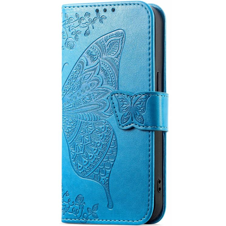 Чохол-книжка з малюнком UniCase Butterfly Pattern для Samsung Galaxy A57 (A576) - Blue: фото 6 з 10