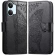 Чехол-книжка с рисунком UniCase Butterfly Pattern для Xiaomi Poco X8 Pro Max - Black (408933B)