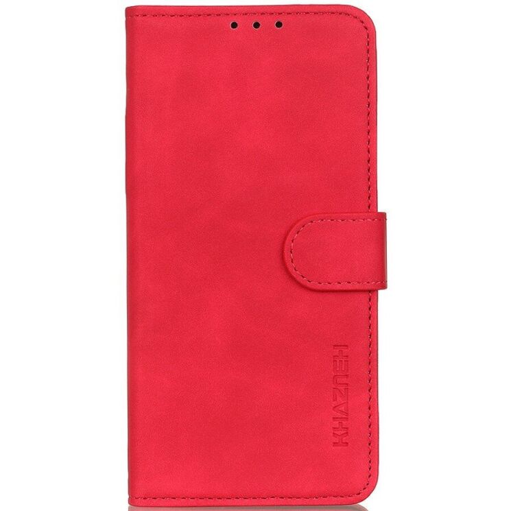 Чехол-книжка с застежкой KHAZNEH Retro Wallet для OnePlus 15R / Ace 6 / Ace 6T - Red: фото 5 из 6