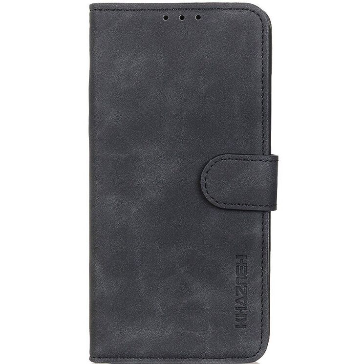 Чохол-книжка з застібкою KHAZNEH Retro Wallet для Xiaomi Redmi Note 15 5G / Poco M8 5G - Black: фото 4 з 8