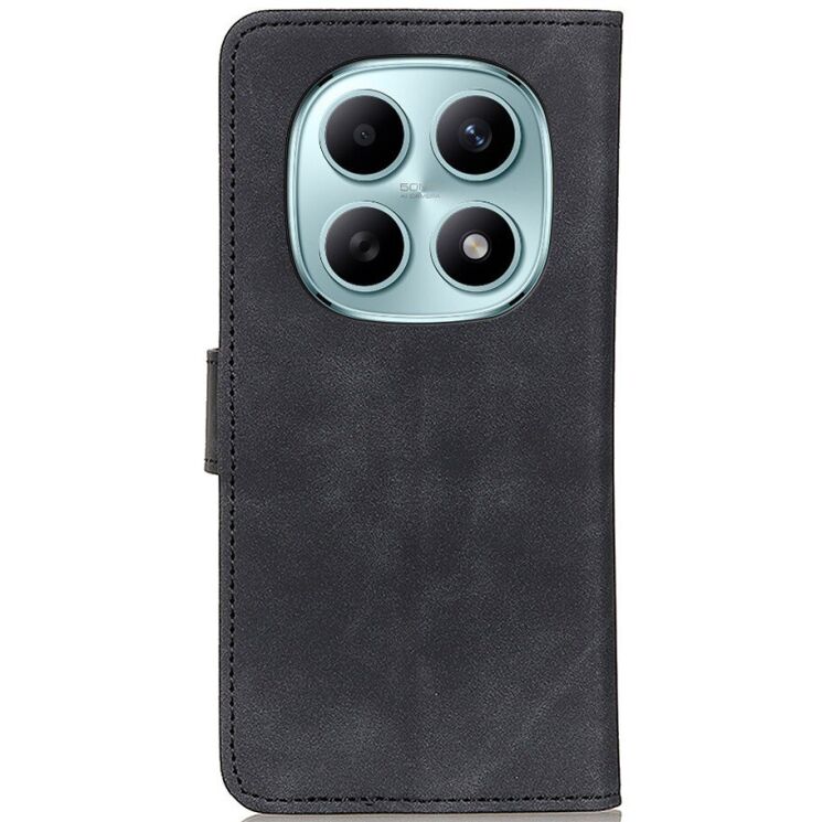 Чохол-книжка з застібкою KHAZNEH Retro Wallet для Xiaomi Redmi Note 15 5G / Poco M8 5G - Black: фото 5 з 8