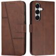 Чехол-книжка с застежкой UniCase Jet Cover для Samsung Galaxy S26 Plus - Brown (404330Z)