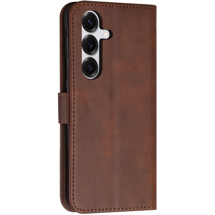 Чехол-книжка с застежкой UniCase Jet Cover для Samsung Galaxy S26 Plus - Brown: фото 5 из 10