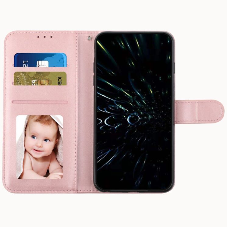 Чехол-книжка с застежкой UniCase Jet Cover для Xiaomi 17T - Rose Gold: фото 4 из 10