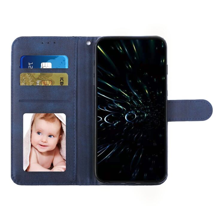 Чохол-книжка з застібкою UniCase Jet Cover для Xiaomi Poco C95 Pro - Blue: фото 4 з 10