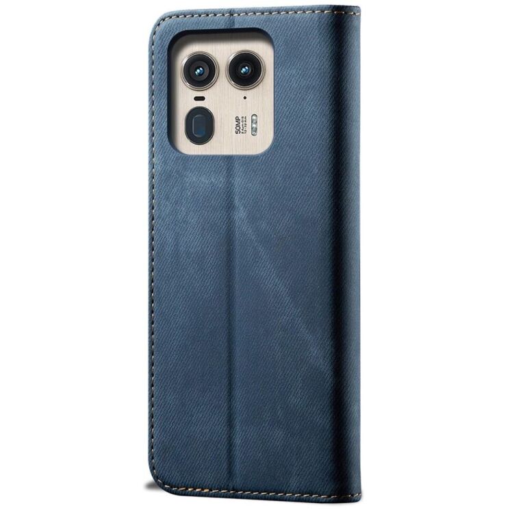 Чохол-книжка UniCase Jeans Wallet для Motorola Edge 50 Ultra - Blue: фото 6 з 6