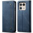 Чохол-книжка UniCase Jeans Wallet для Motorola Edge 50 Ultra - Blue (354021L)