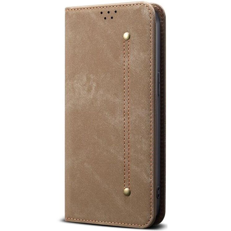 Чехол-книжка UniCase Jeans Wallet для Motorola Edge 60 / Edge 60 Fusion - Khaki: фото 4 из 6