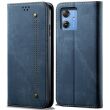 Чохол-книжка UniCase Jeans Wallet для Motorola G55 - Blue (366101L)