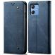 Чохол-книжка UniCase Jeans Wallet для Motorola G55 - Blue (366101L). Фото 1 з 6