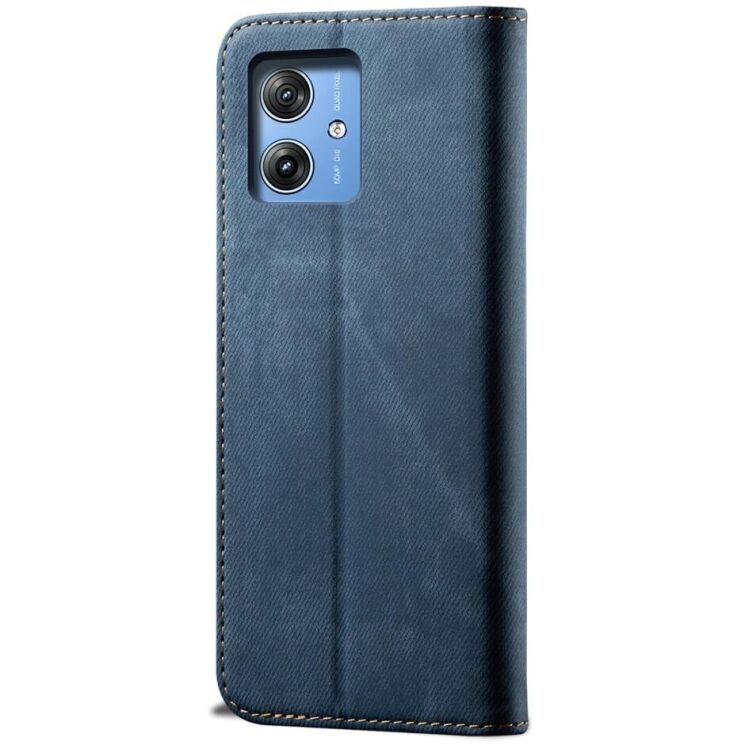 Чохол-книжка UniCase Jeans Wallet для Motorola G55 - Blue: фото 6 з 6