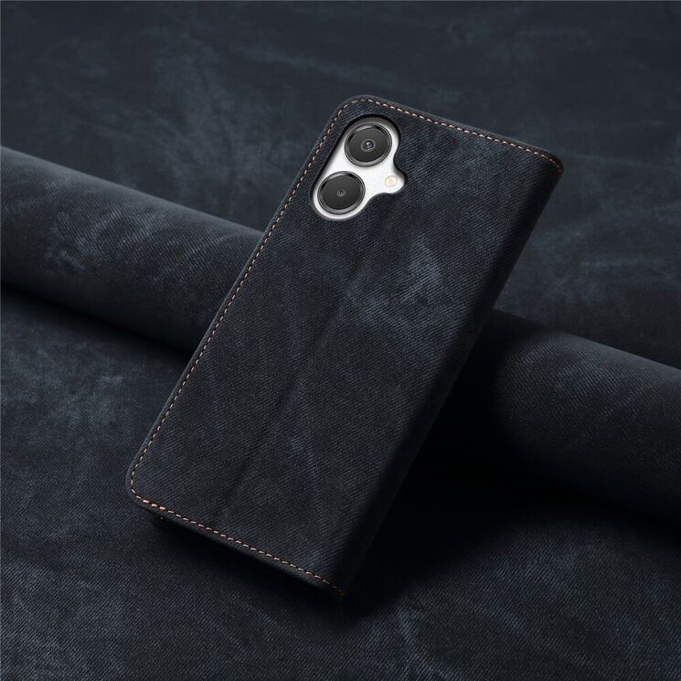 Чехол-книжка UniCase Jeans Wallet для Samsung Galaxy A07 (A075) - Black: фото 7 из 7