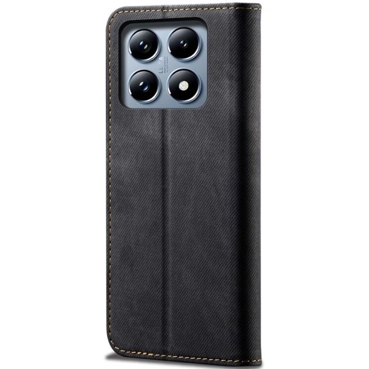 Чехол-книжка UniCase Jeans Wallet для Xiaomi 14T Pro - Black: фото 5 из 6
