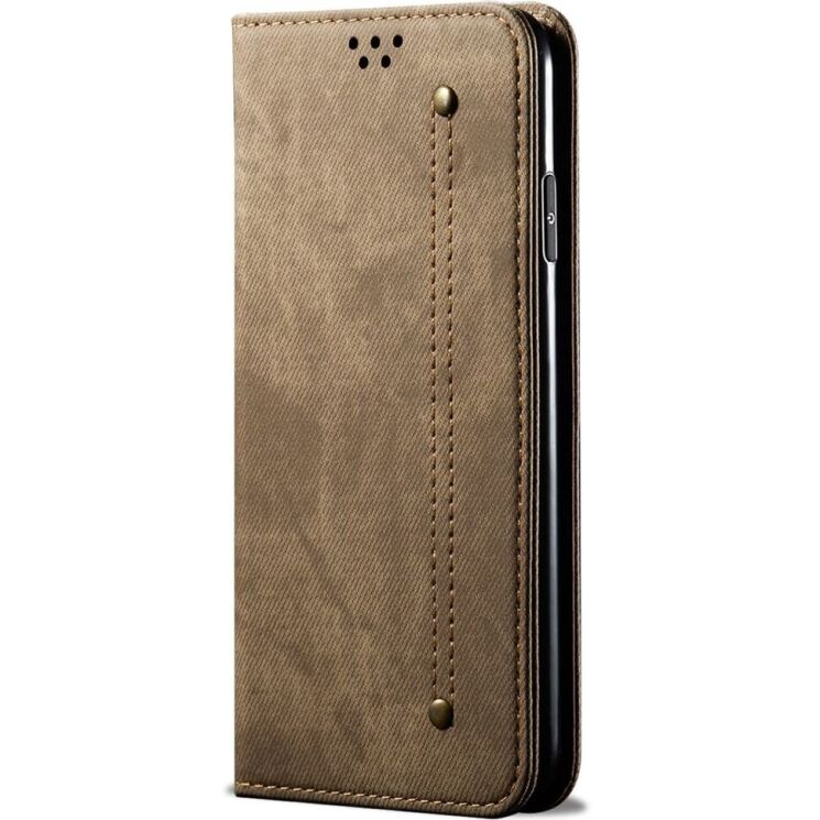 Чохол-книжка UniCase Jeans Wallet для Xiaomi Poco F7 Pro - Khaki: фото 5 з 7
