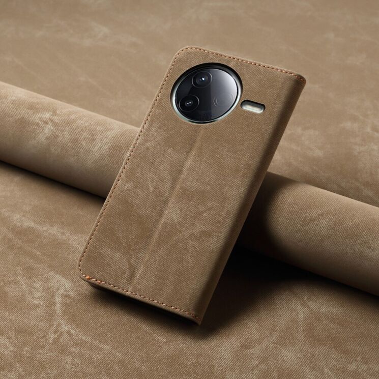 Чохол-книжка UniCase Jeans Wallet для Xiaomi Poco F7 Pro - Khaki: фото 7 з 7