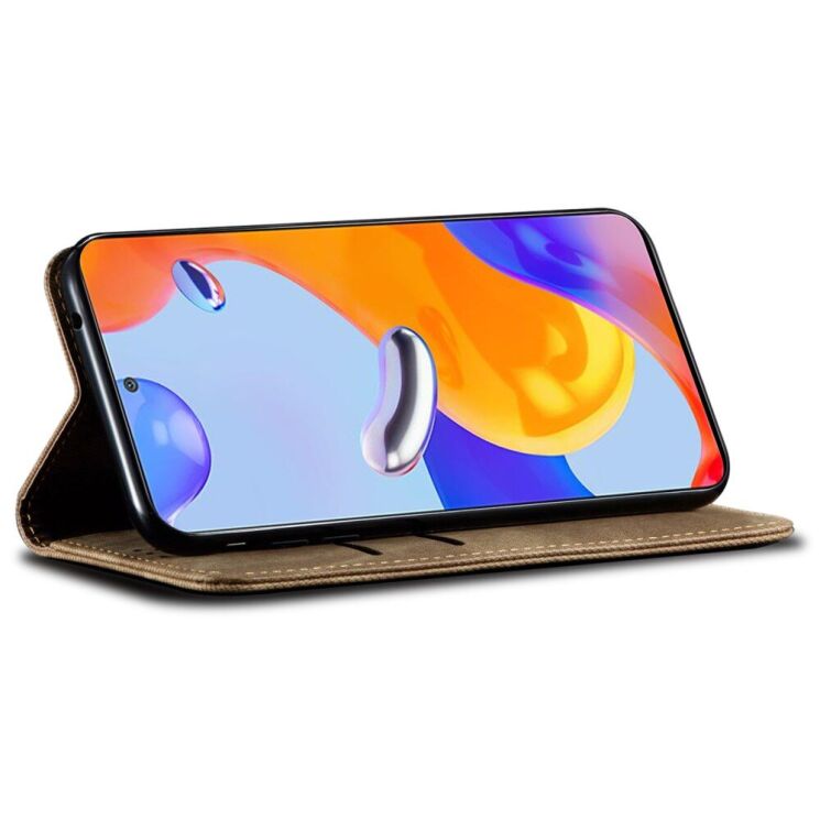 Чохол-книжка UniCase Jeans Wallet для Xiaomi Poco F7 Pro - Khaki: фото 3 з 7