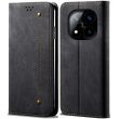 Чехол-книжка UniCase Jeans Wallet для Xiaomi Redmi Note 14 Pro Plus - Black (373226B)